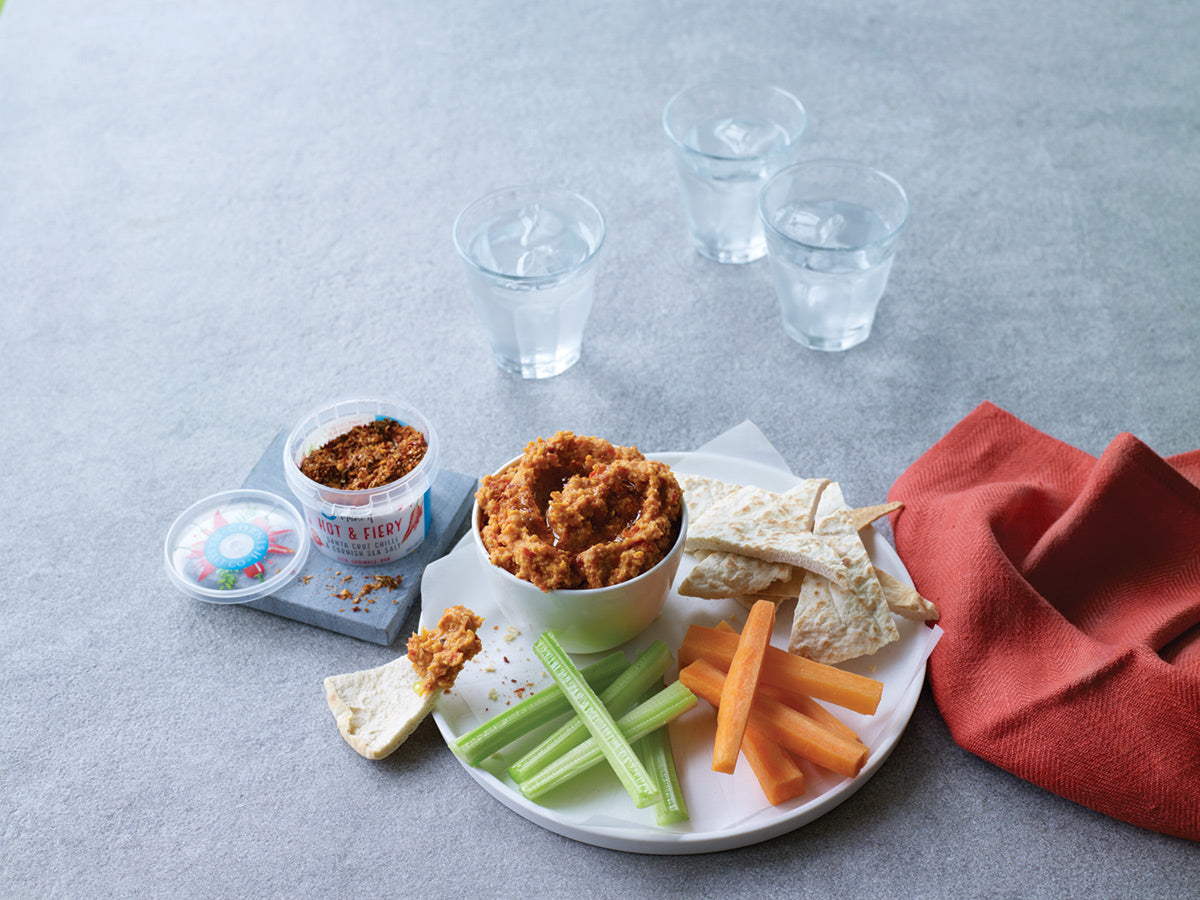 Red Pepper Hummus – Cornish Sea Salt Company Ltd