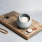 New  |  Small Handmade Salt Pig - Green and Blue