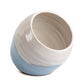 New  |  Large Handmade Salt Pig - White and Blue