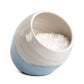 New  |  Large Handmade Salt Pig - White and Blue